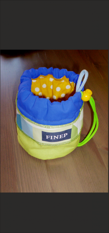 finep klíčenky, textilní