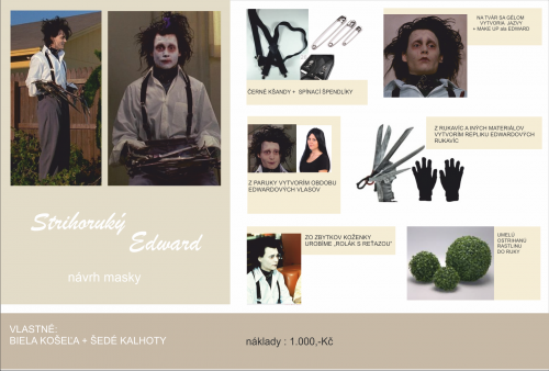 líčení a maska EDWARD