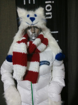 kočičky čepice, rukavice, ocásky a šály